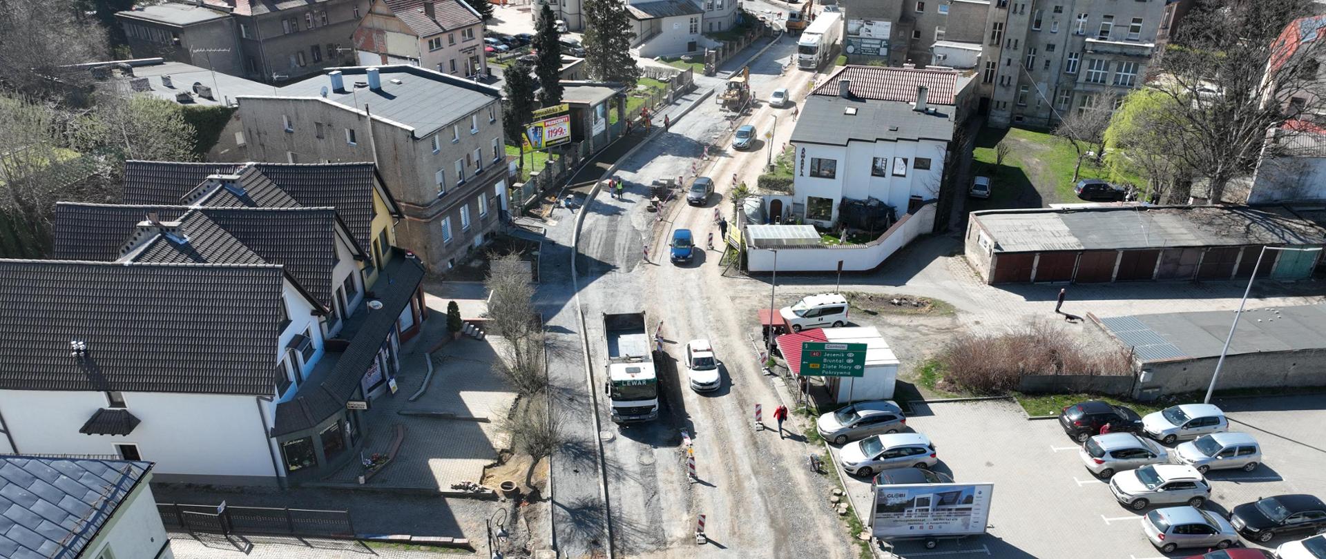 Prace na DK40 w Głuchołazach