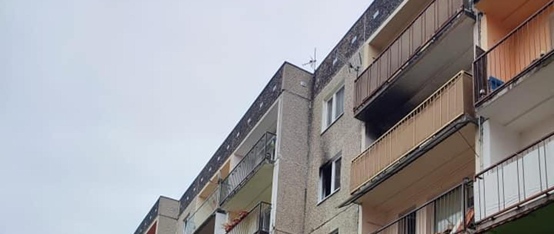 Pożar mieszkania w Chojnowie przy ul. Paderewskiego