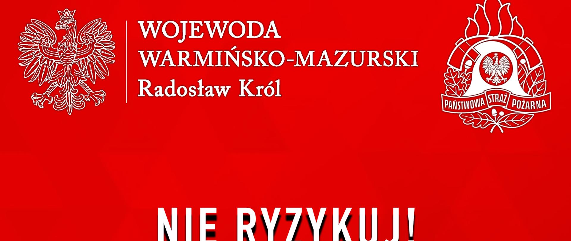 Sezon grzewczy 2025/2026. Pozwól aby „Czujka była na straży Twojego bezpieczeństwa”. Wojewoda Warmińsko-Mazurski informuje: „Czad - cichy zabójca”