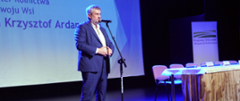 Minister Ardanowski podczas wystąpienia na konferencji