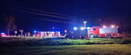Wypadek na przejeździe kolejowym między miejscowościami Godki a Porbady