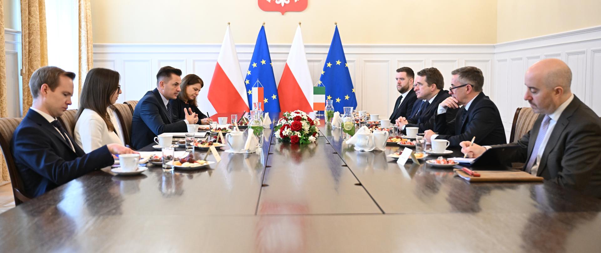 Spotkanie z Ministrem Stanu w Departamencie Sprawiedliwości Irlandii Jamesem Browne