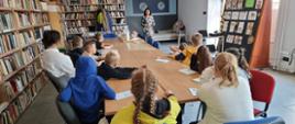 Zajęcia w Gminnej Bibliotece w Żelazkowie