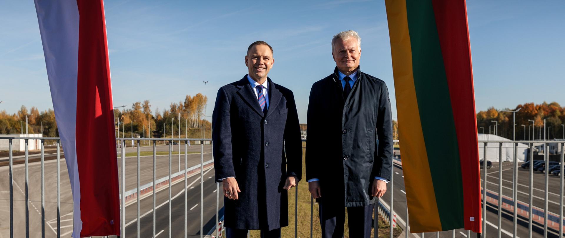 Lenkijos Respublikos prezidentas Karol Nawrocki ir Lietuvos Respublikos prezidentas Gitanas Nausėda 