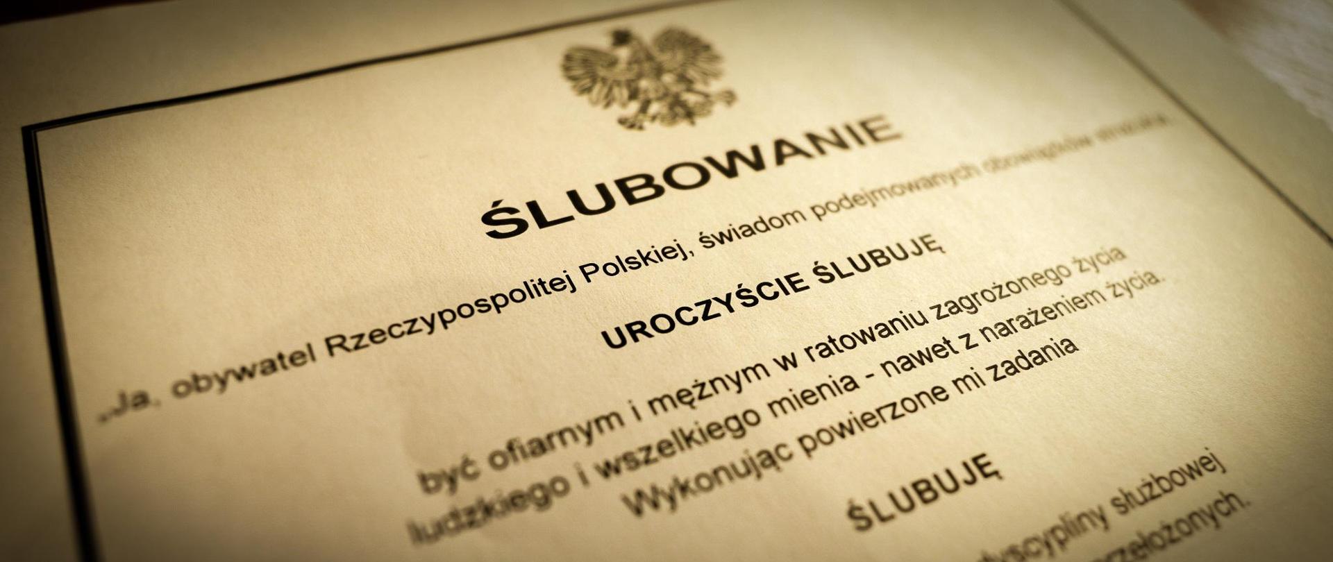 Ślubowanie