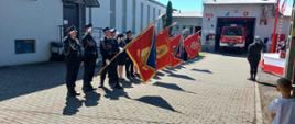 Uroczysta zbiórka z okazji włączenia jednostki OSP w Starej Kuźni do Krajowego Systemu Ratowniczo-Gaśniczego
