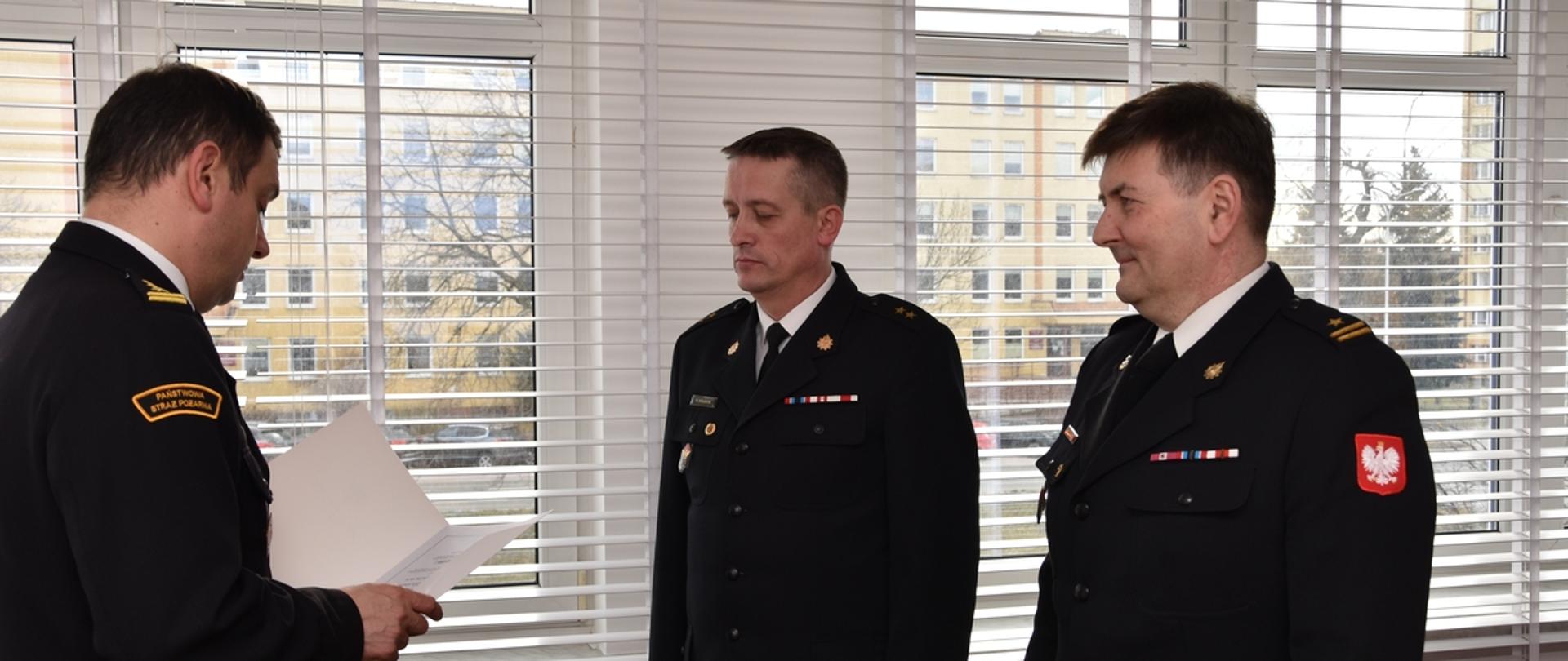 Powołanie zastępcy komendanta powiatowego PSP w Końskich przez świętokrzyskiego komendanta wojewódzkiego PSP w Kielcach