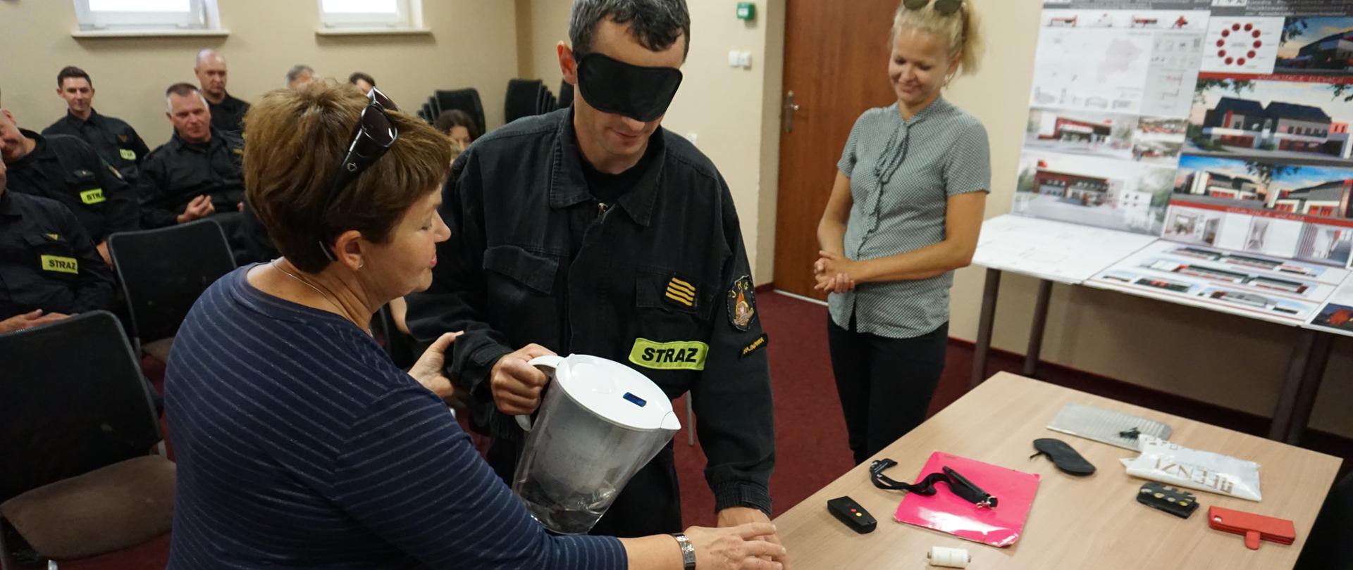 Spotkanie z przedstawicielami Polskiego Związku Niewidomych - Koła Terenowego w Hajnówce