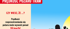 Stop pożarom traw - prędkość pożaru
