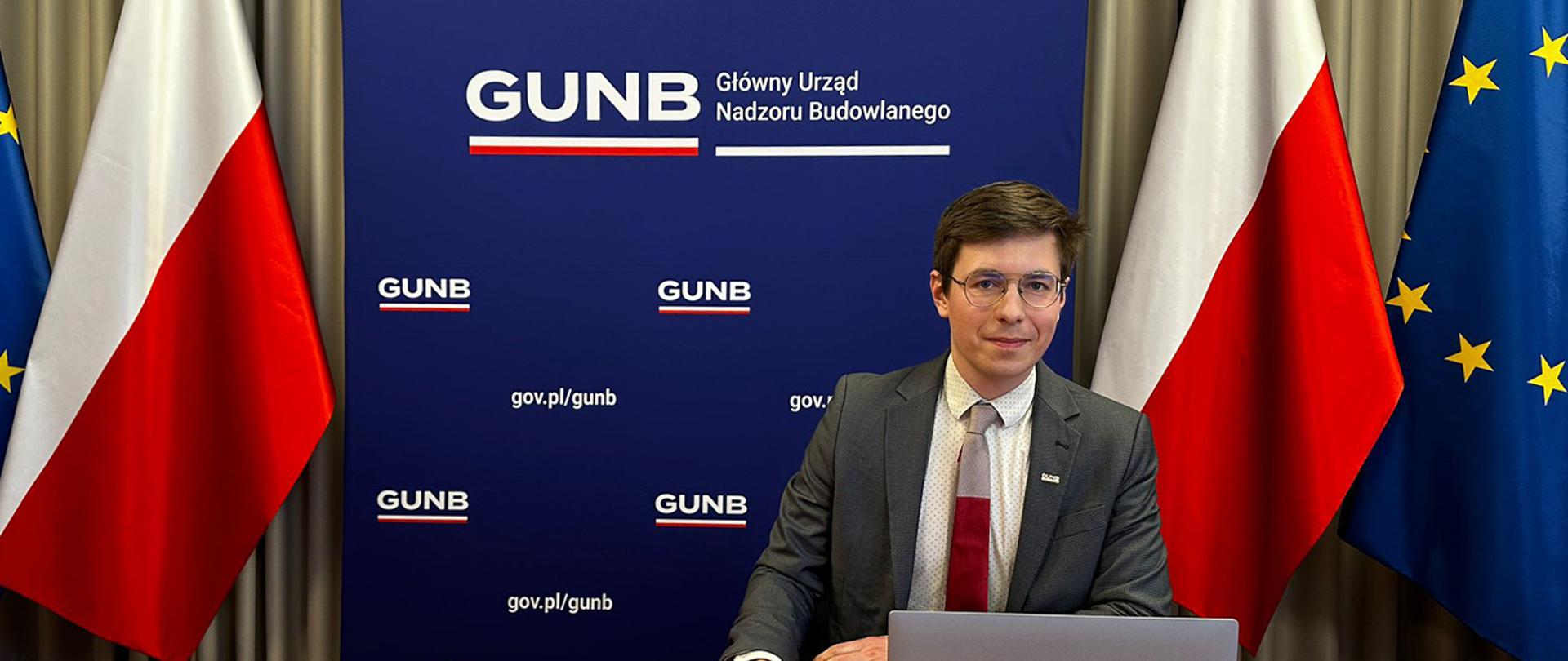 Na zdjęciu Filip Prusik-Serbinowski, Zastępca Głównego Inspektora Nadzoru Budowlanego