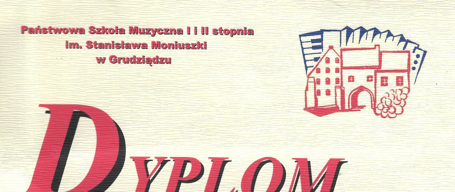 baner - fragment dyplomu konkursowego