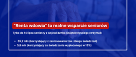 "Renta wdowia" to realne wsparcie seniorów