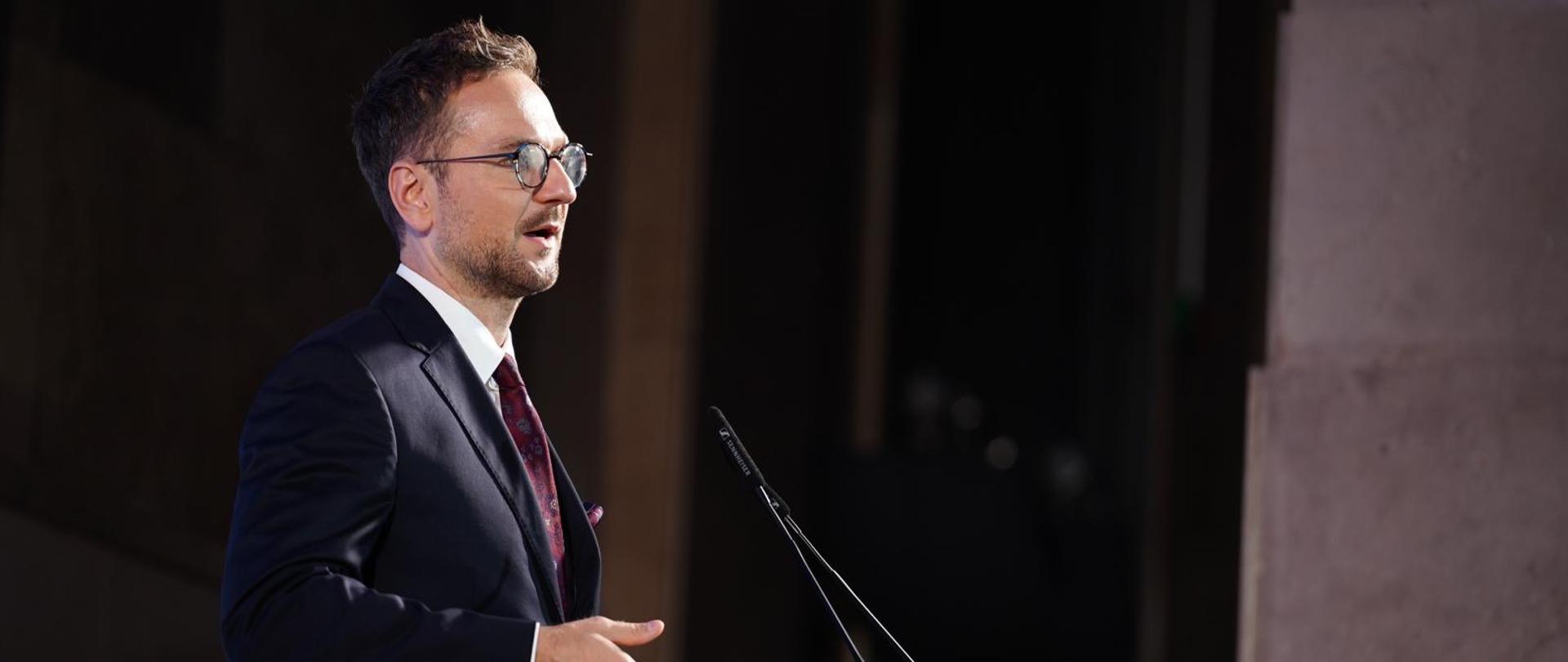 Minister Waldemar Buda podczas kongresu „Cyfryzacja procesu budowlanego w praktyce”