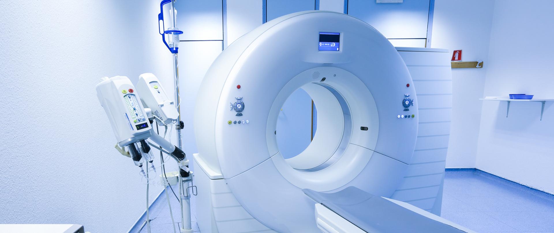 Skaner CT (tomografia komputerowa) w szpitalu