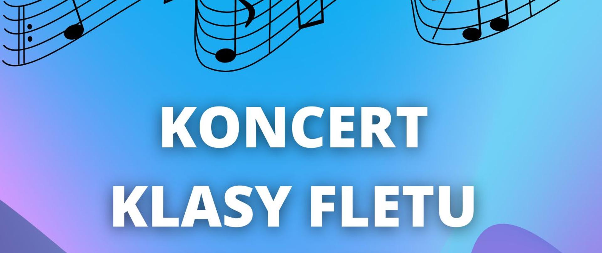 Koncert klasy fletu SM II 14 listopada 2024