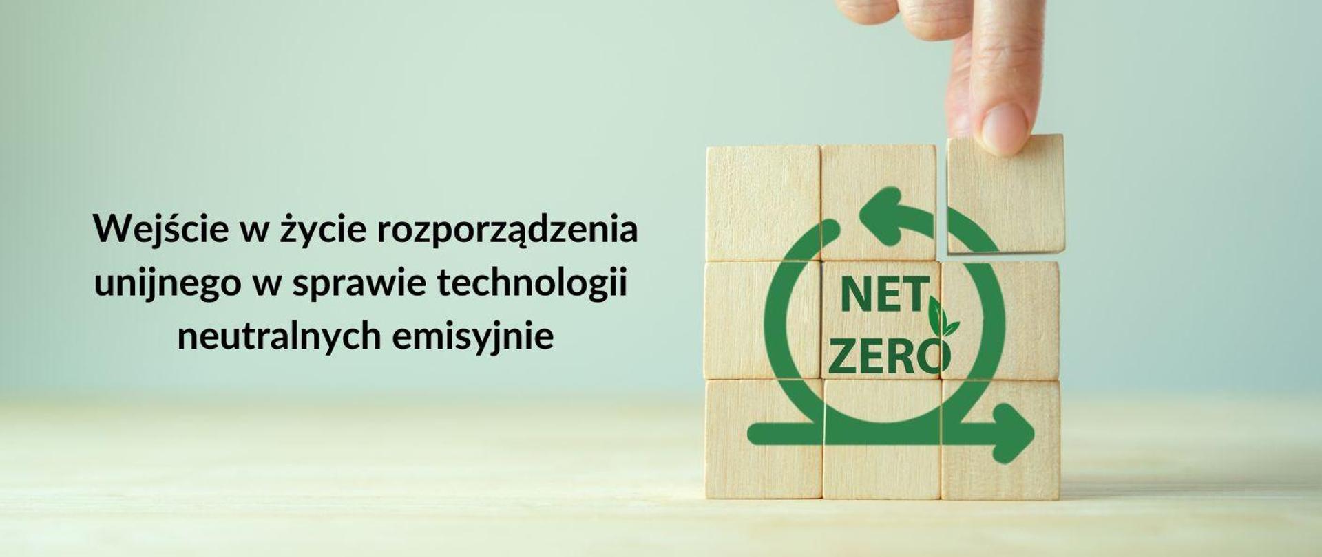 Wejście w życie rozporządzenia unijnego w sprawie technologii neutralnych emisyjnie