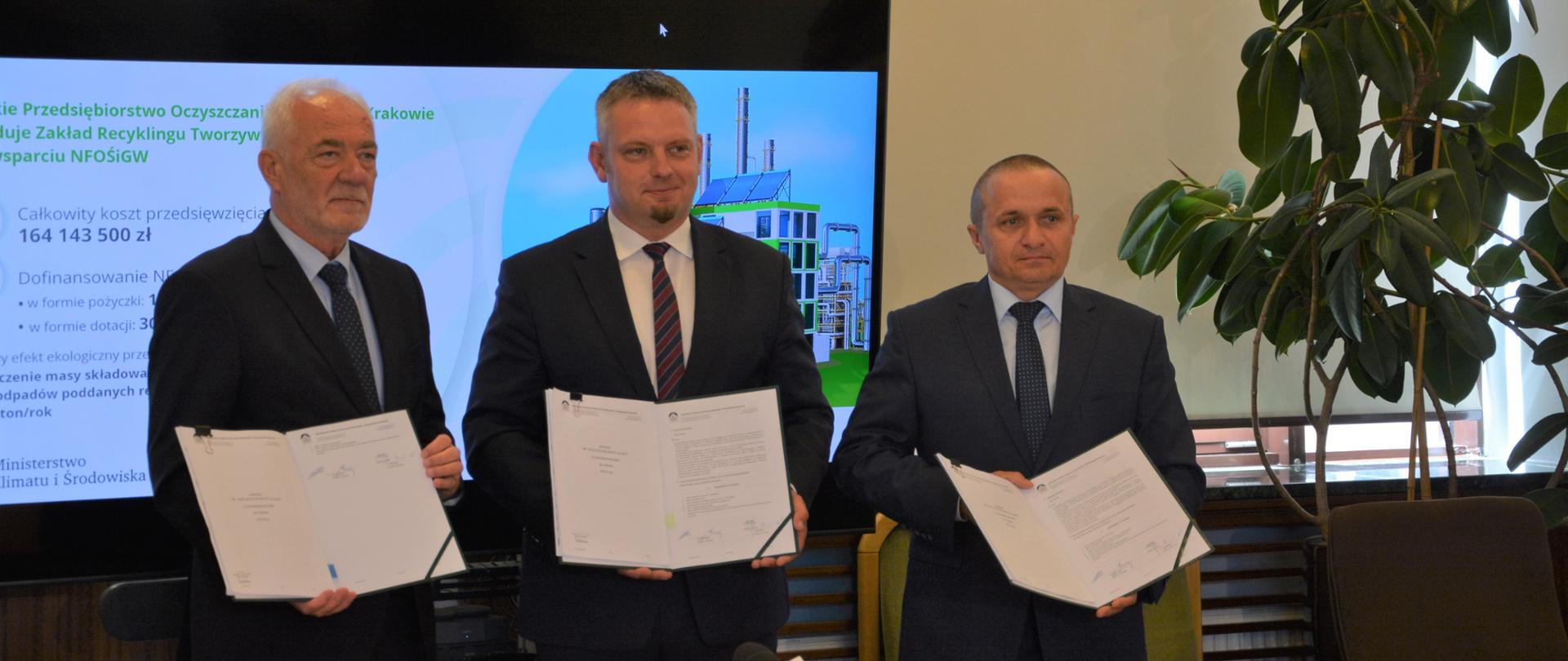 Podpisanie umowy z MPO Kraków