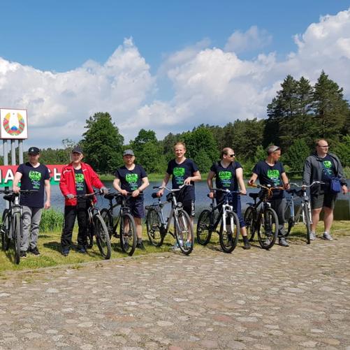 Augusto velo - rowerem do Grodna foto M Sidorowicz