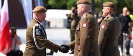 Uroczyste przekazanie obowiązków dowódcy 18. Stołecznej Brygady Obrony Terytorialnej