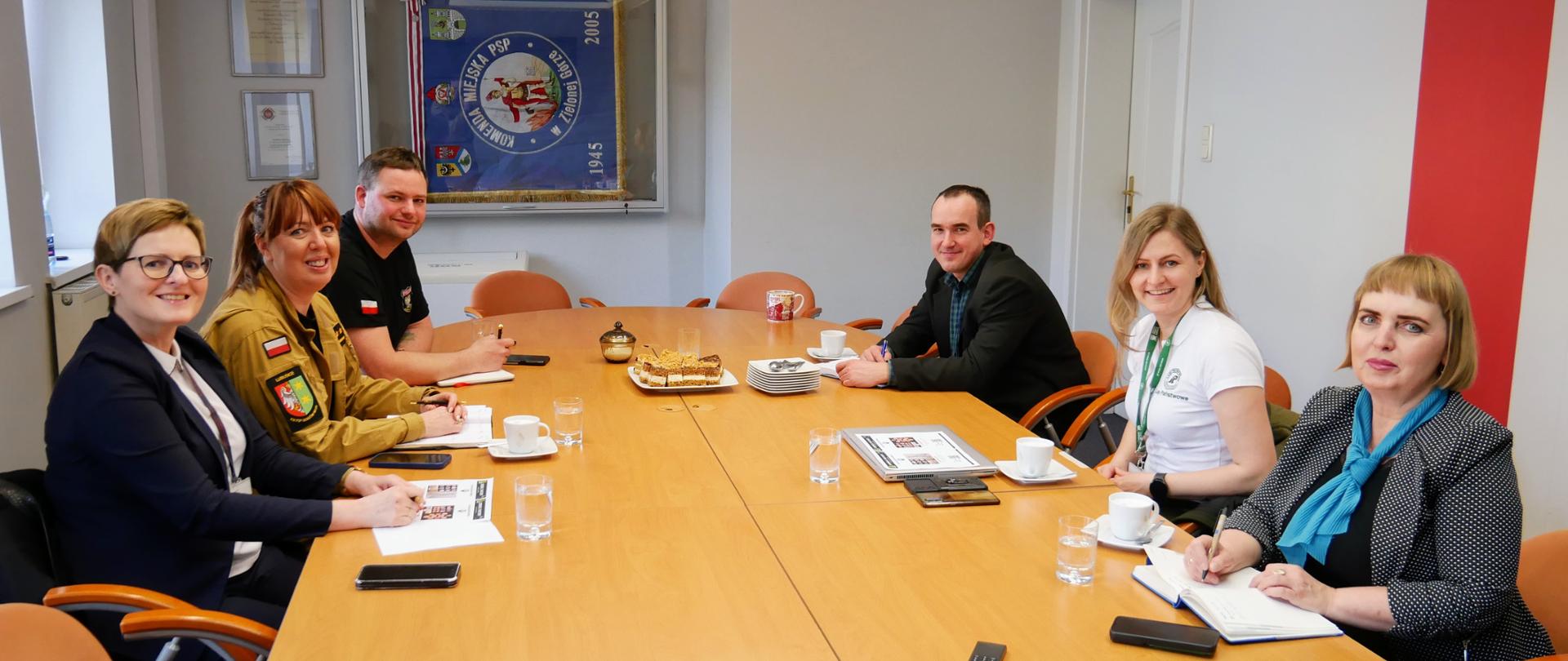 Spotkanie w sprawie współpracy edukacyjno-informacyjnej z zakresu bezpieczeństwa mieszkańców i środowiska