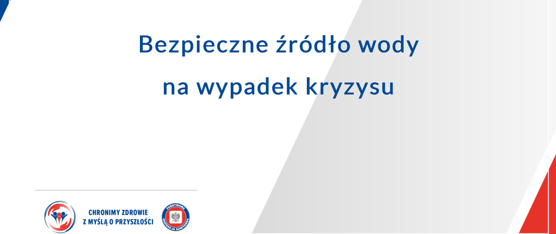 Slajd z prezentacji z tematem: bezpieczne źródła wody na wypadek kryzysu