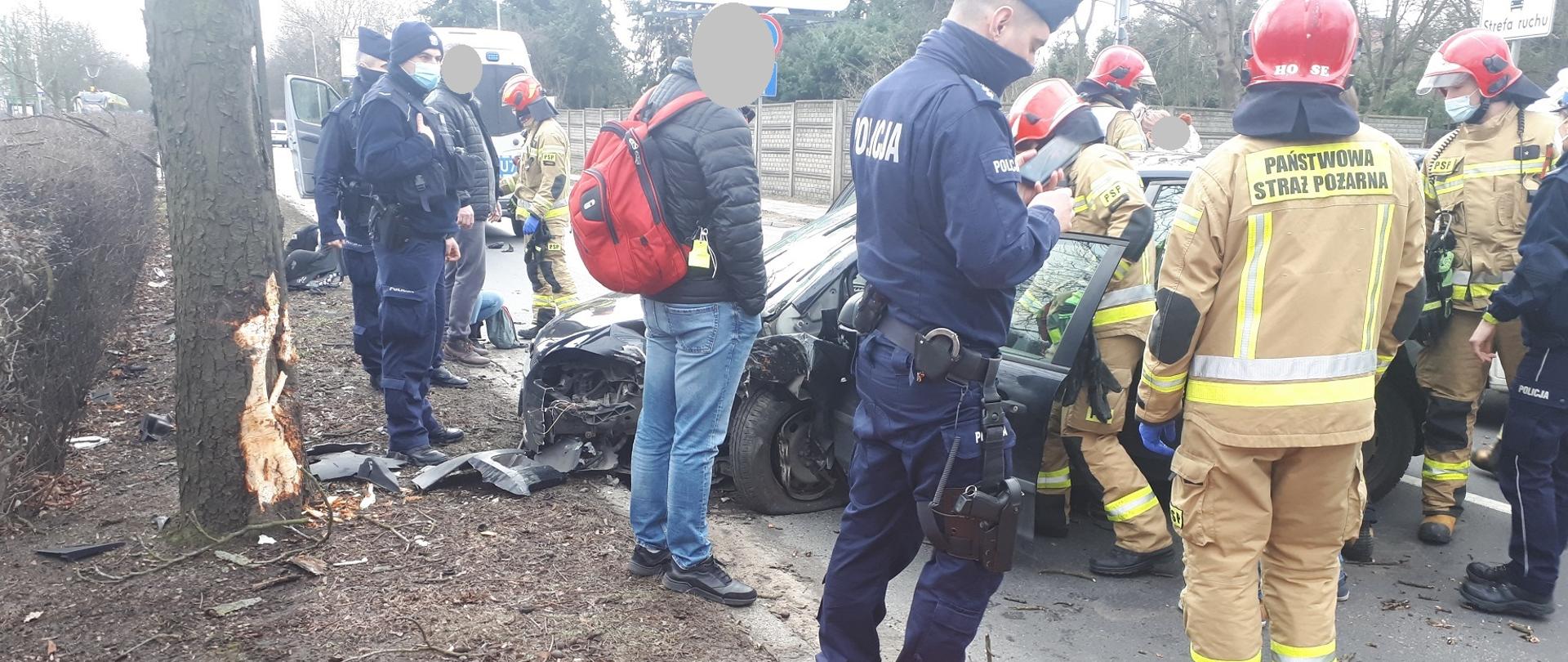 Wypadek ul. Reymonta