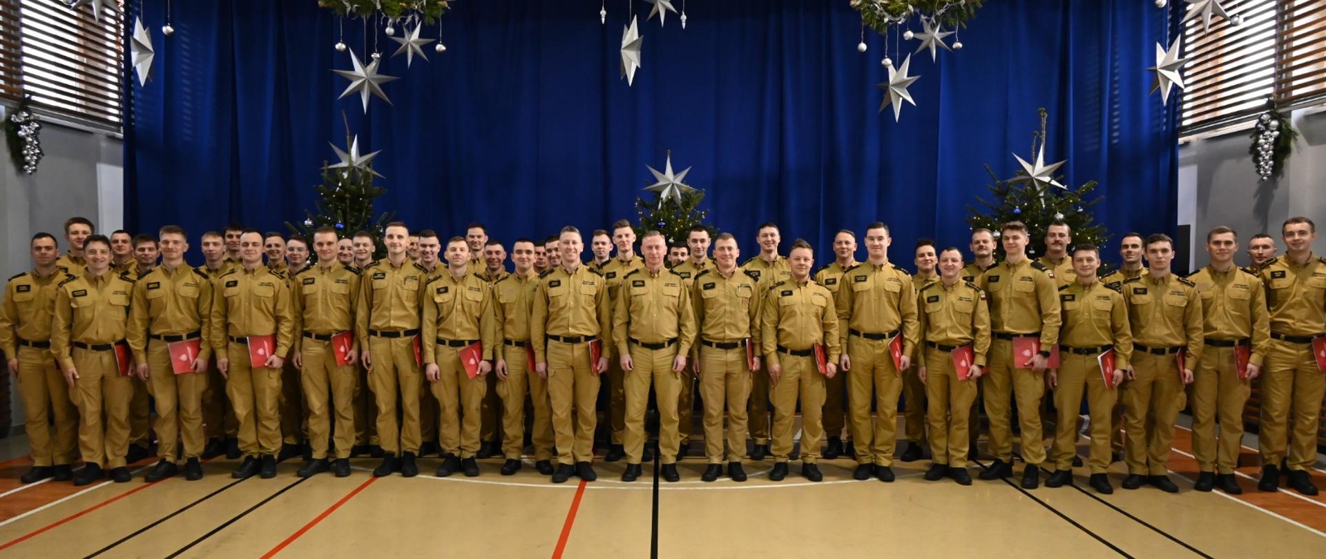 Śląski Komendant Wojewódzki PSP spotkał się z członkami Kompanii Reprezentacyjnej