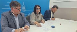
Lipiany. Podpisanie umowy dla rzeki Myśli i Kanału Prądnik. 