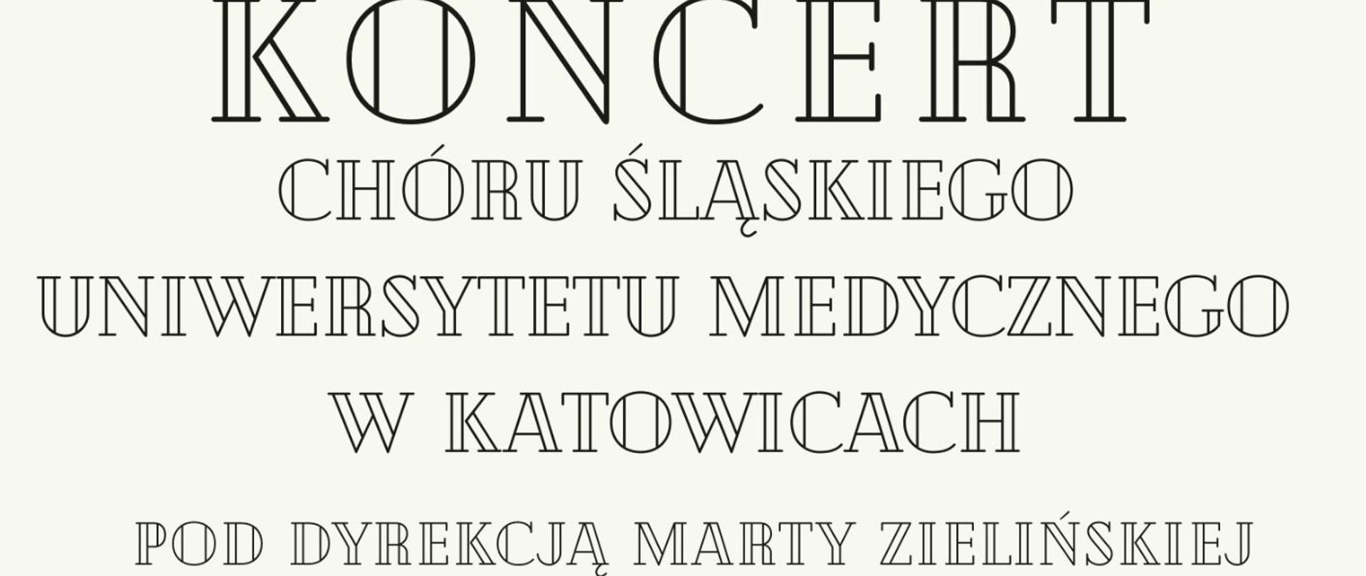 Plakat informacyjny dotyczący koncertu Chóru Śląskiego odbywającego się w dniu 02.06.2025 o godz. 19.00.