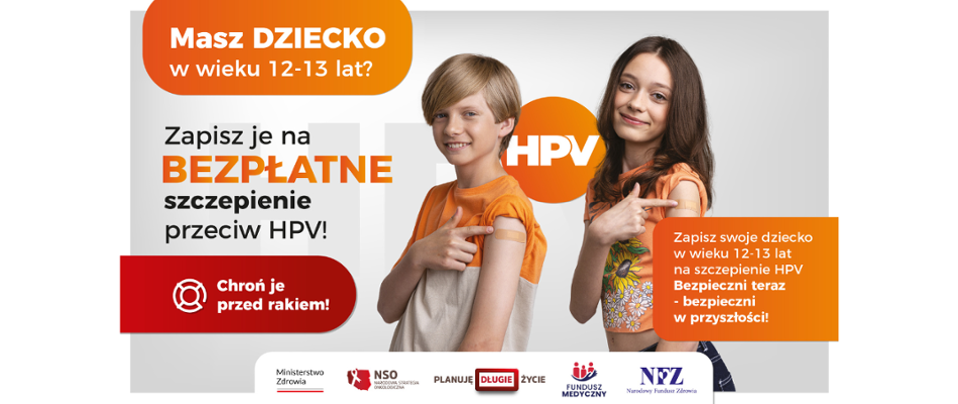 bezpłatne szczepienie przeciw HPV