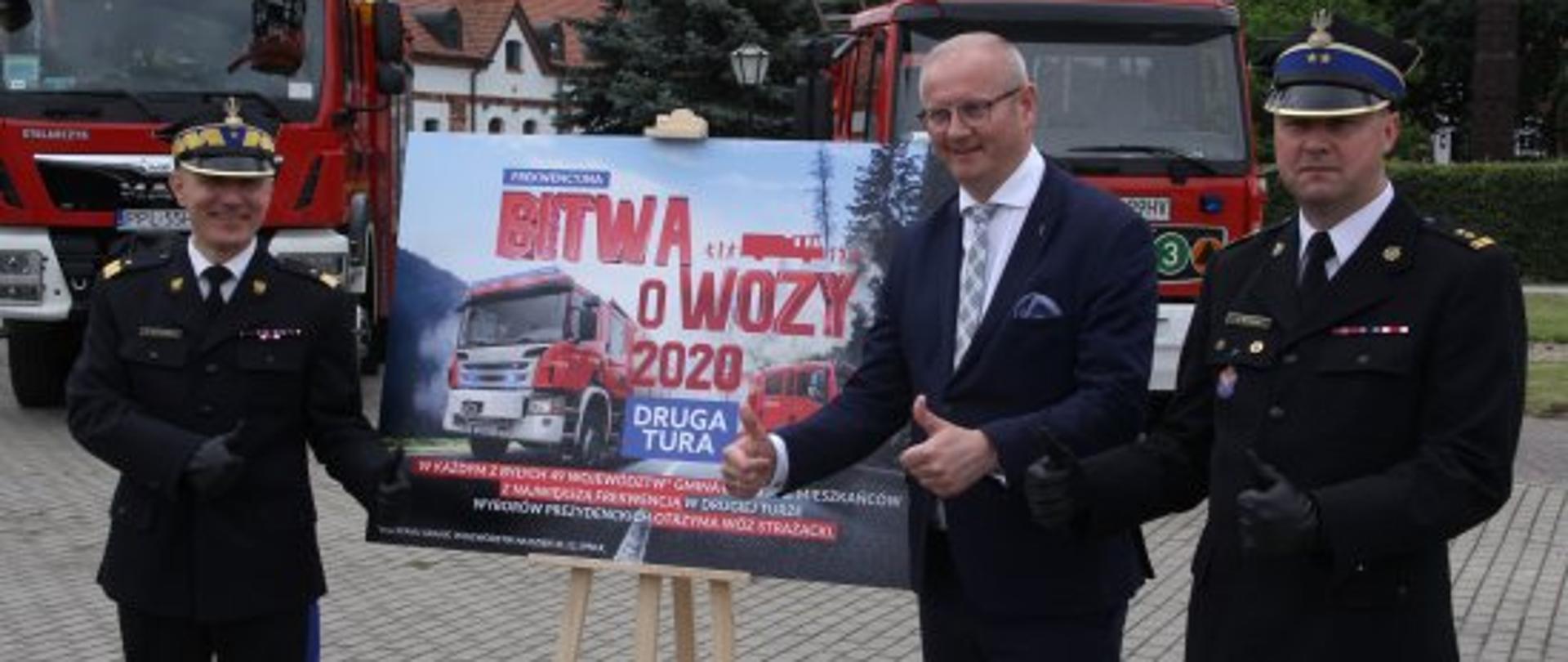 Zachęcali do udziału w drugiej turze akcji "Bitwa o wozy"