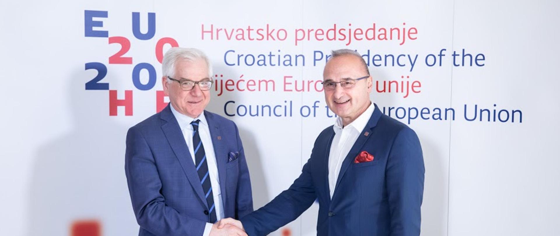 Minister Czaputowicz na Gymnich 