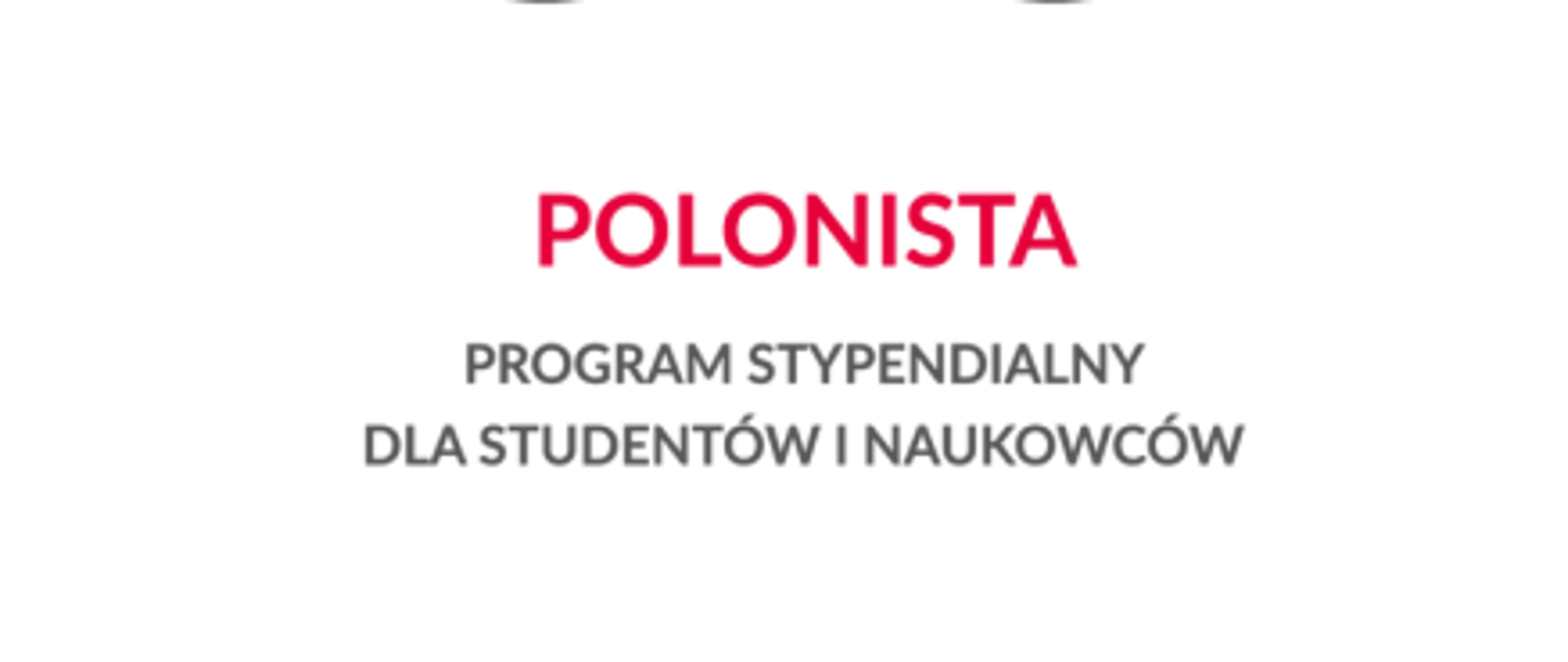 Polonista - program stypendialny