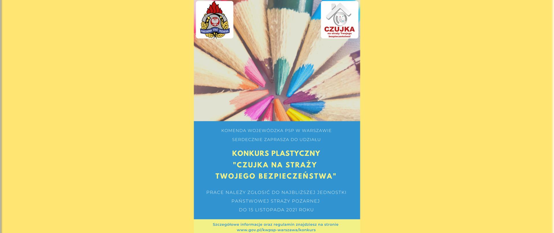 Konkurs plastyczny "Czujka na straży Twojego bezpieczeństwa"