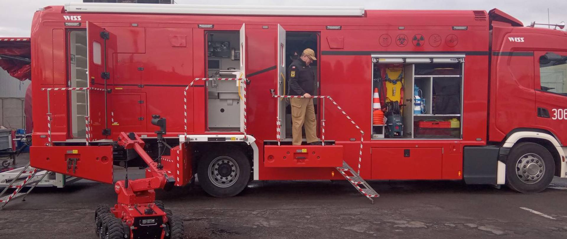 Wizytacja Z-cy WKW PSP w JRG 6