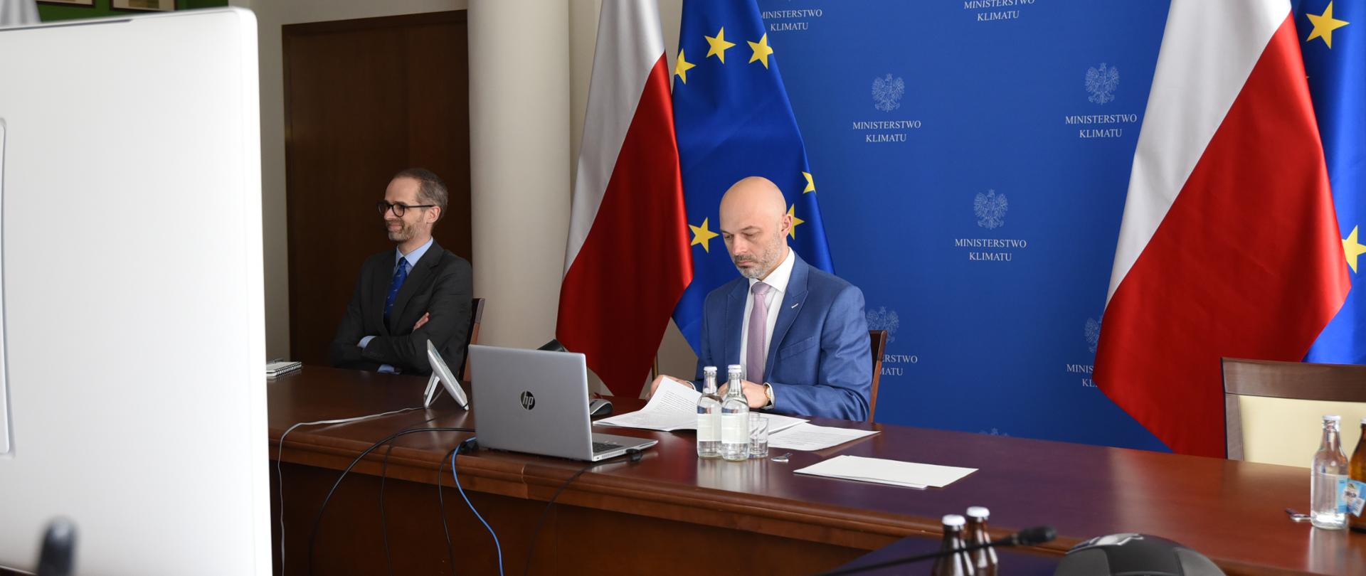 Petersberski Dialog Klimatyczny z udziałem ministra Kurtyki i wiceministra Guibourgé-Czetwertyńskiego