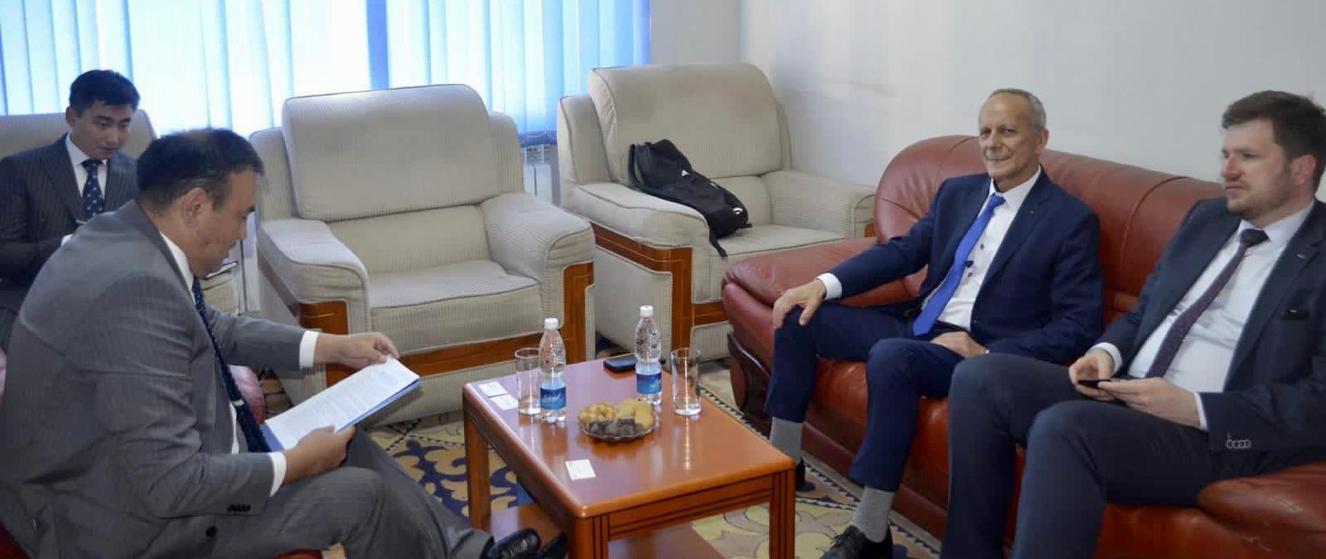 Spotkanie z Dyrektorem Departamentu Służby Konsularnej MSZ Kirgistanu