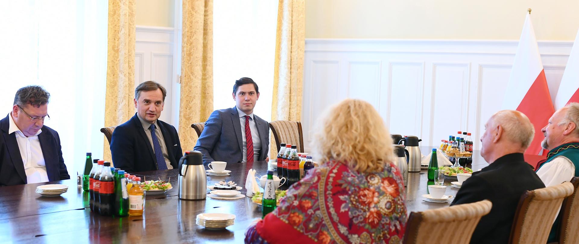 Spotkanie ministra sprawiedliwości Zbigniewa Ziobro ze Związkiem Podhalan-