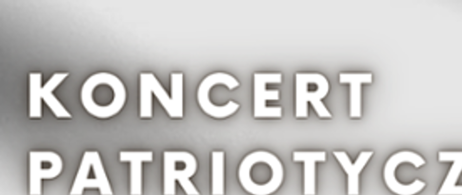 Infografika Koncert Patriotyczny z okazji Narodowego Święta Niepodległości na tle barw flagi narodowej