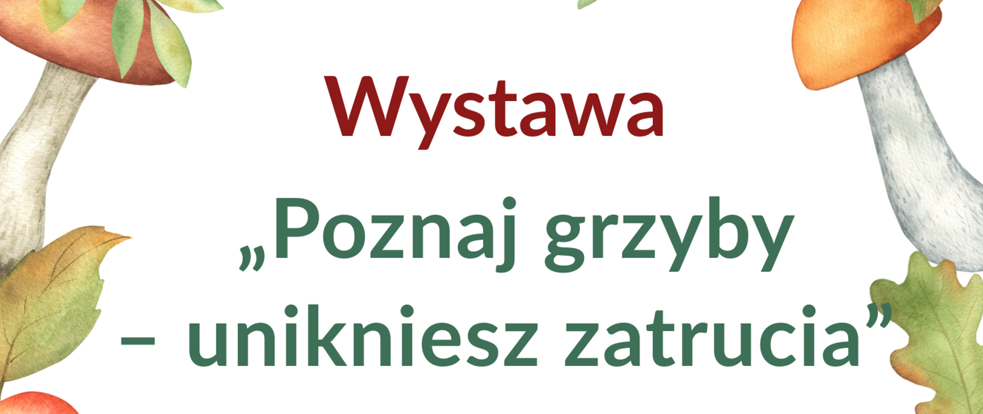 palakt promujący wydarzenie