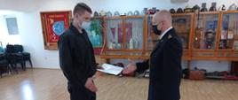 Uroczyste ślubowanie nowego funkcjonariusza Komendy Powiatowej PSP w Brzegu