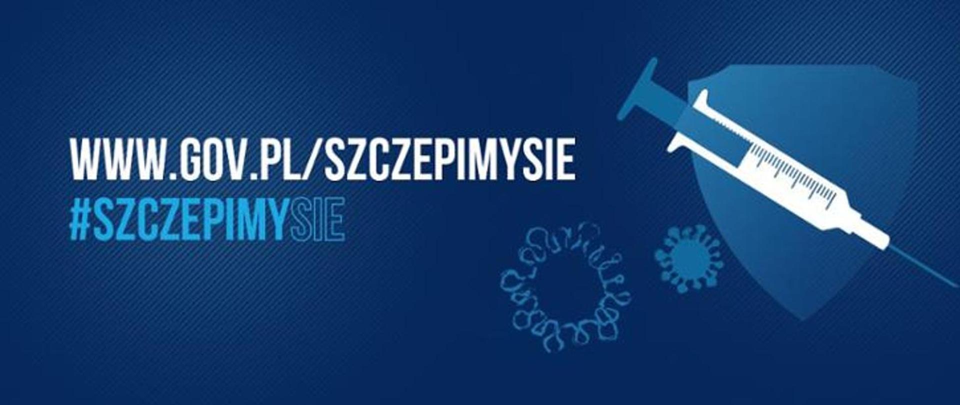 Logotyp promujący szczepionki przeciwko SARS-CoV-2
