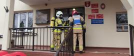 1. Ćwiczenia taktyczno-bojowe na obiekcie Urzędu Gminy Czarnocin