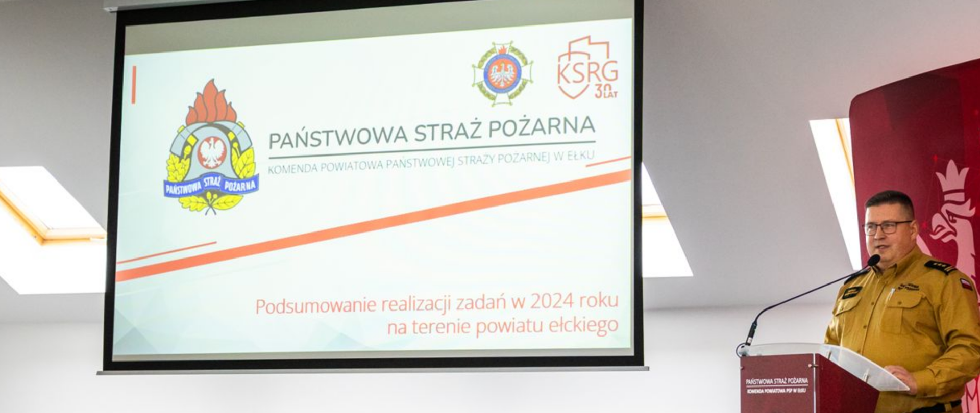 Narada roczna podsumowująca działalność ochrony przeciwpożarowej w powiecie ełckim