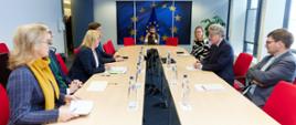 Rozmowy minister Anny Moskwy w Brukseli (FOT. Claudio Centonze)
