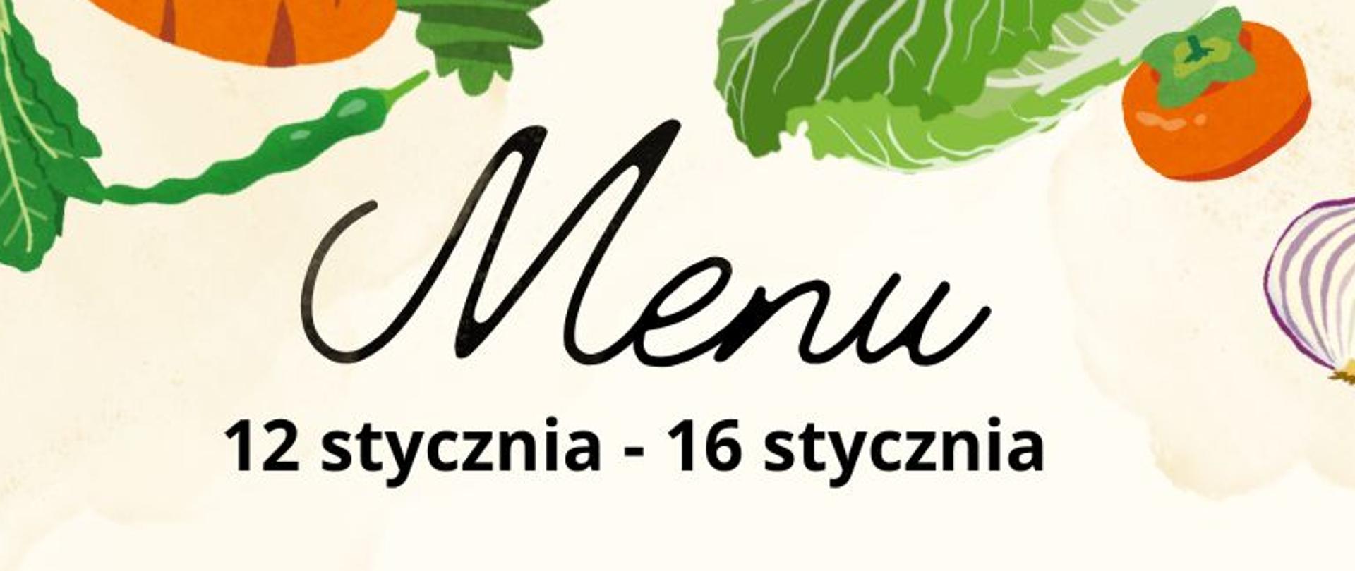 Menu na 02 tydzień 2026