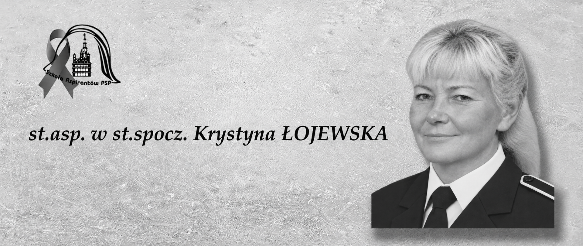 st. asp. w stanie spoczynku Krystyna Łojewska