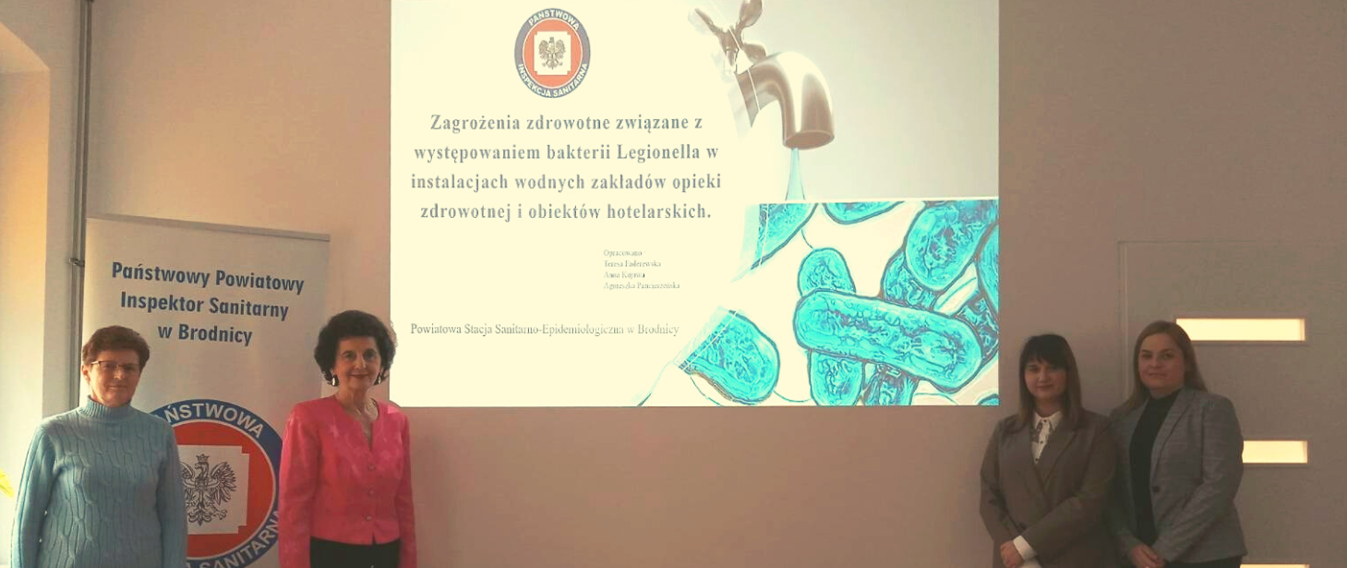 Spotkanie dotyczące zagrożeń zdrowotnych związanych z występowaniem bakterii Legionella w instalacjach wodnych zakładów opieki zdrowotnej i obiektów hotelarskich 