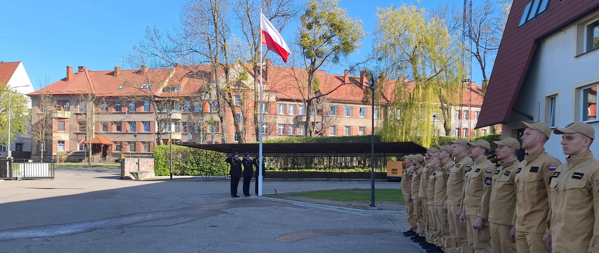 Uroczysta zbiórka funkcjonariuszy