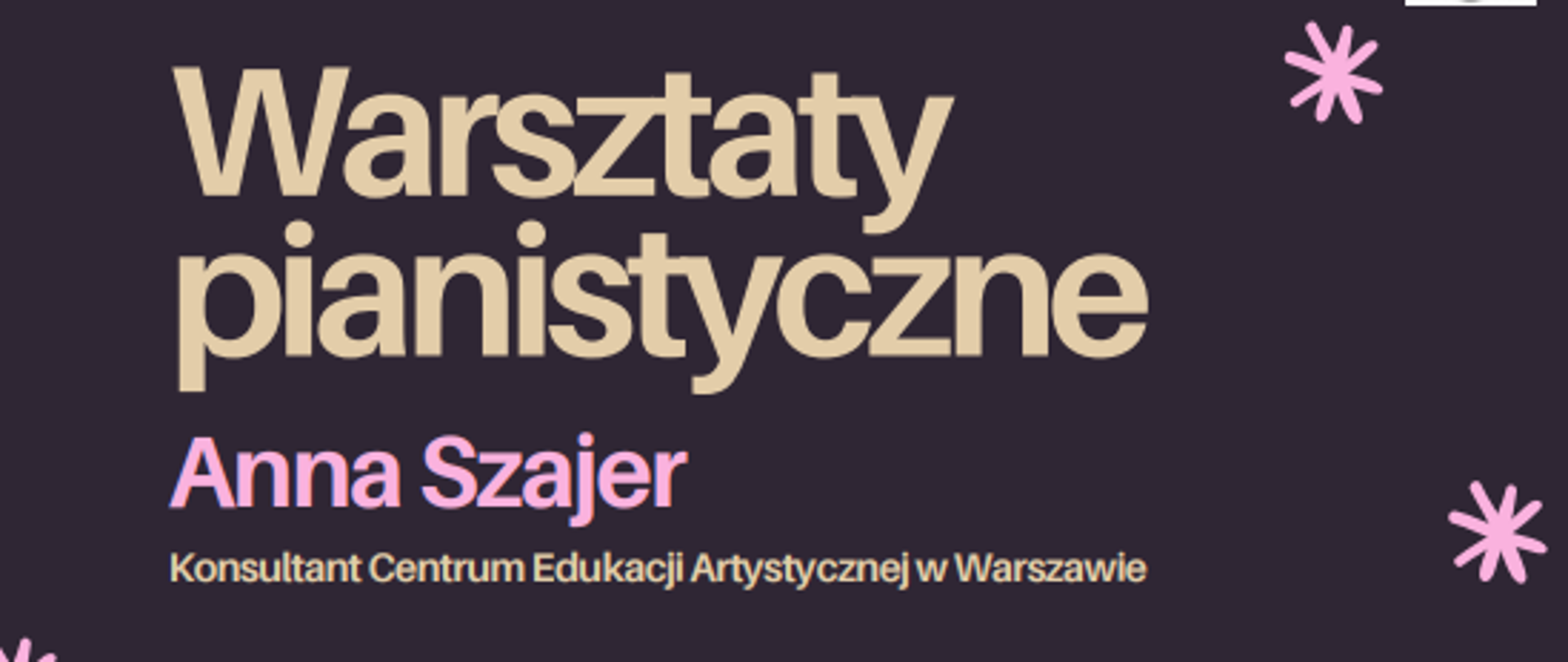 Warsztaty pianistyczne Anna Szajer